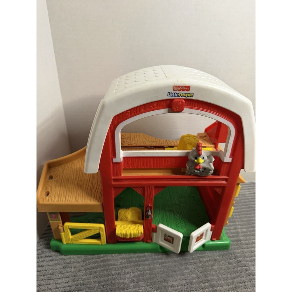 Fisher Price Little People Animal Farm Red Barn No Figures
